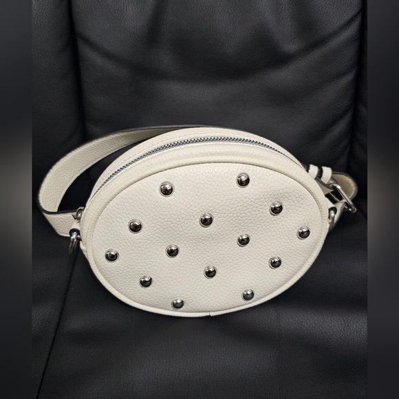Circus by Sam Edelman Studded Crossbody/Belt Bag White - Picture 1 of 8